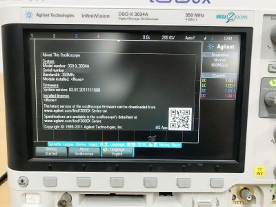 Осциллограф Agilent DSOX3034A (демонстрационный)